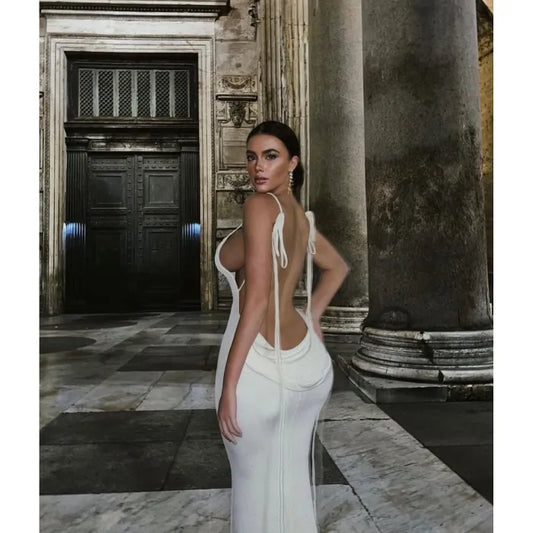 Serenity Backless Maxi Dress